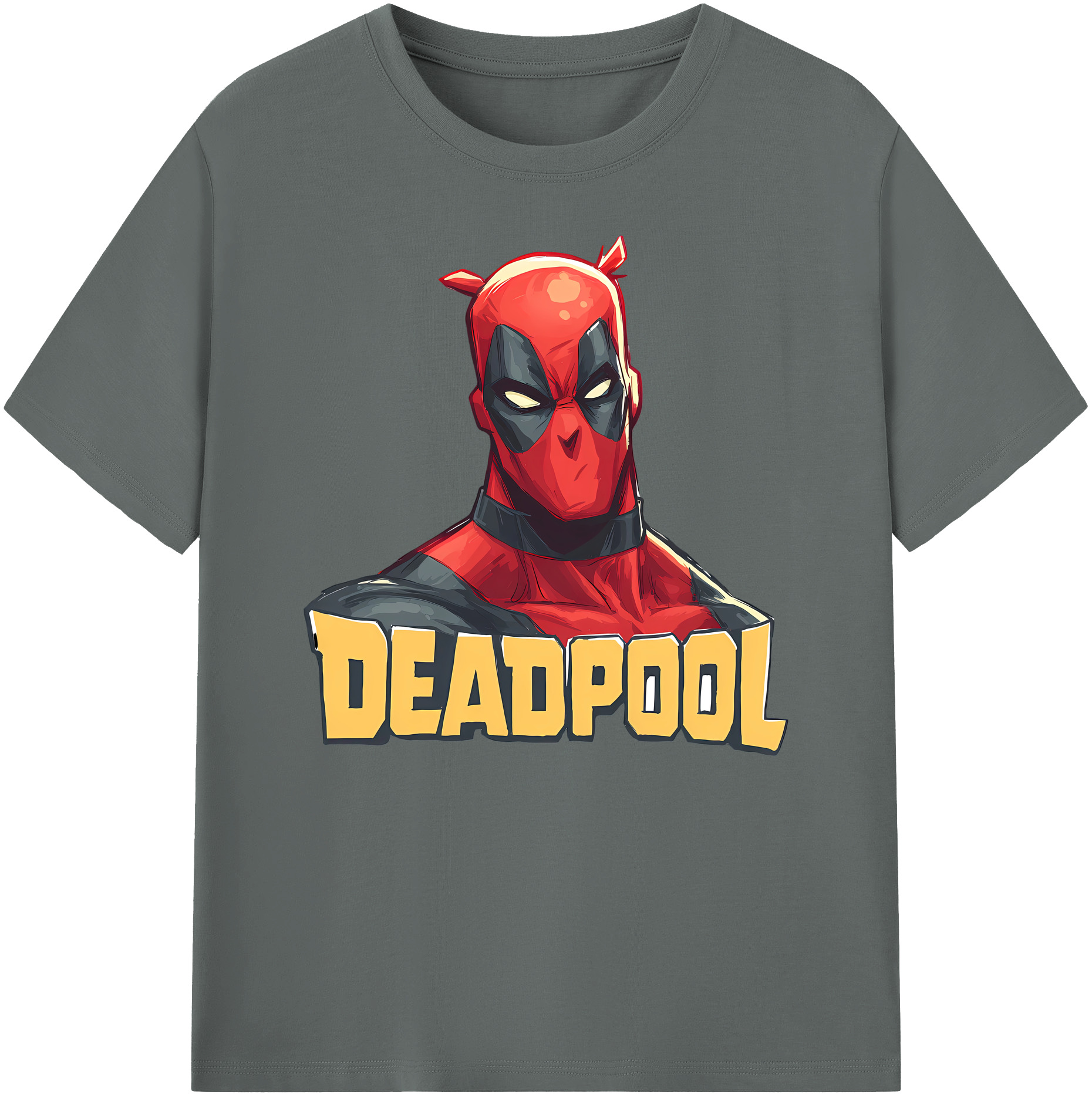 （画像用） Deadpool デッドプール 綿100％ メンズ半袖Tシャツ｜肌触りやわらか＆通気性